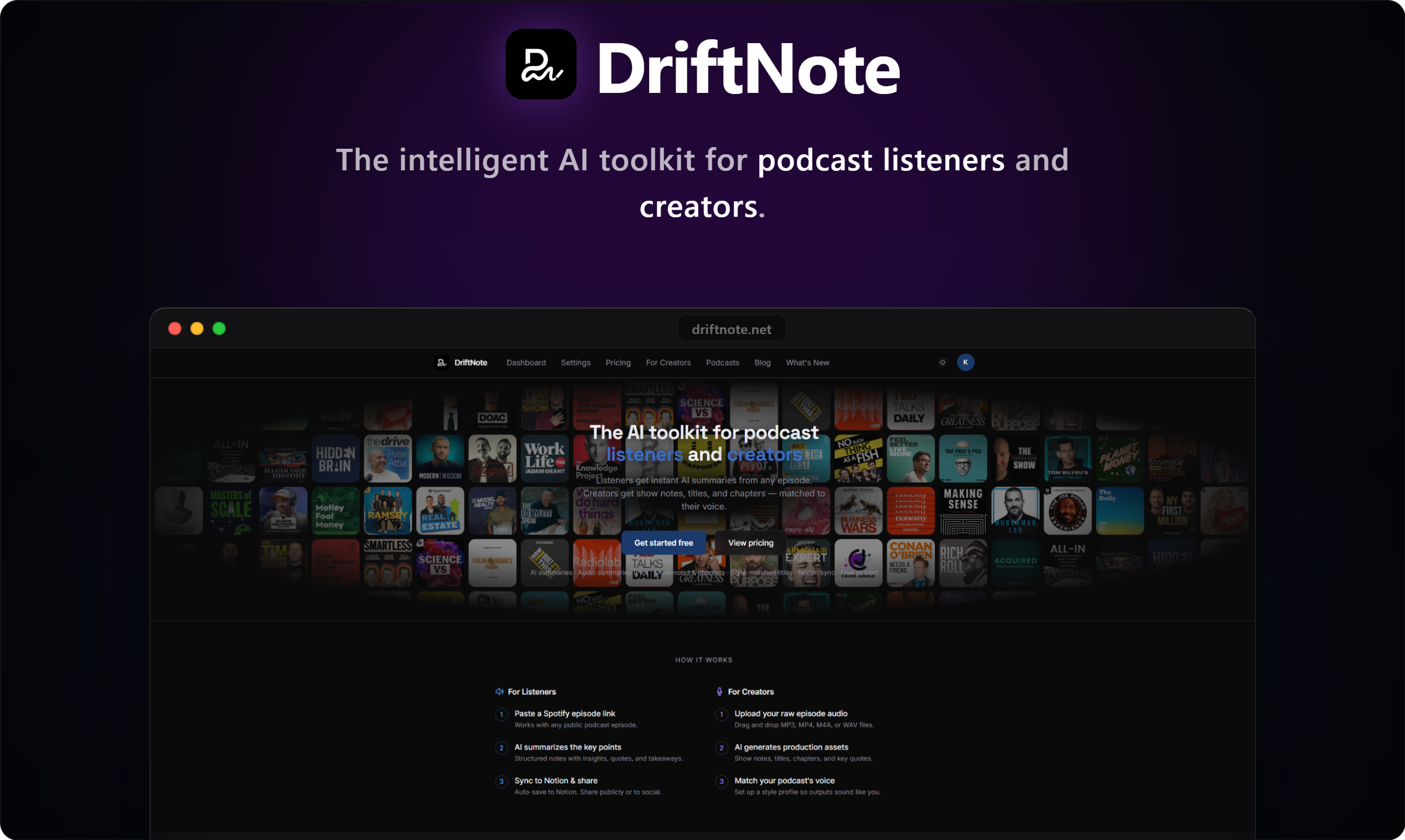 DriftNote gallery image