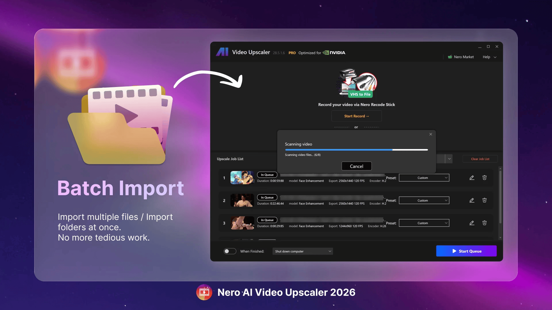 Nero AI Video Upscaler gallery image