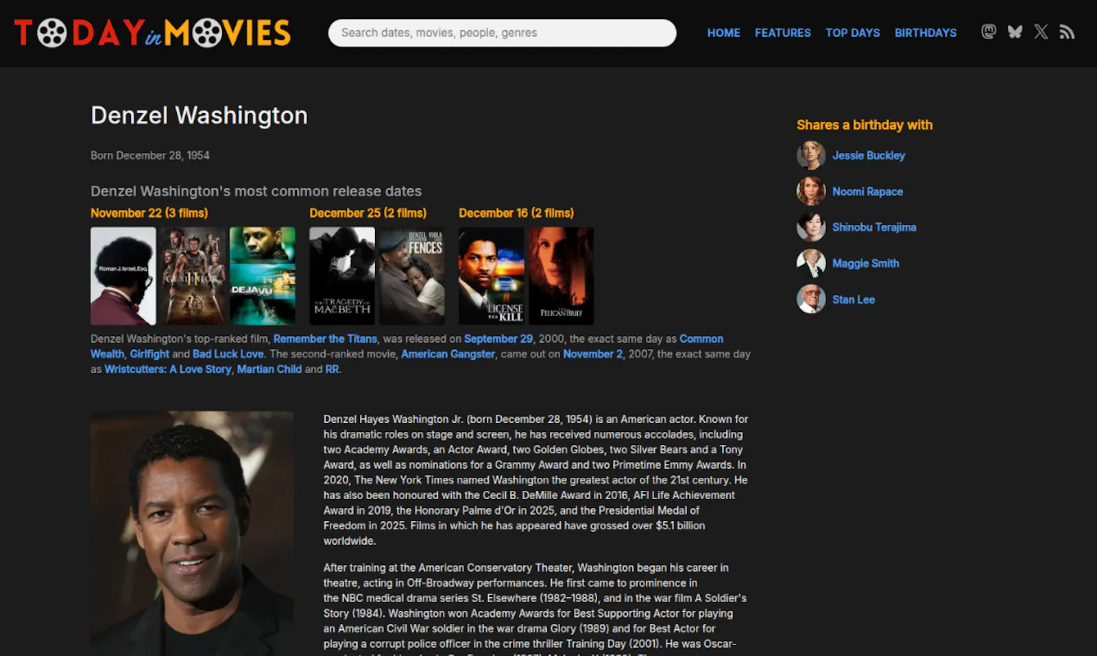 Today in Movies screenshot 9