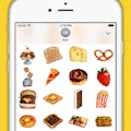 Americana Food Sticker Pack by Redbubble