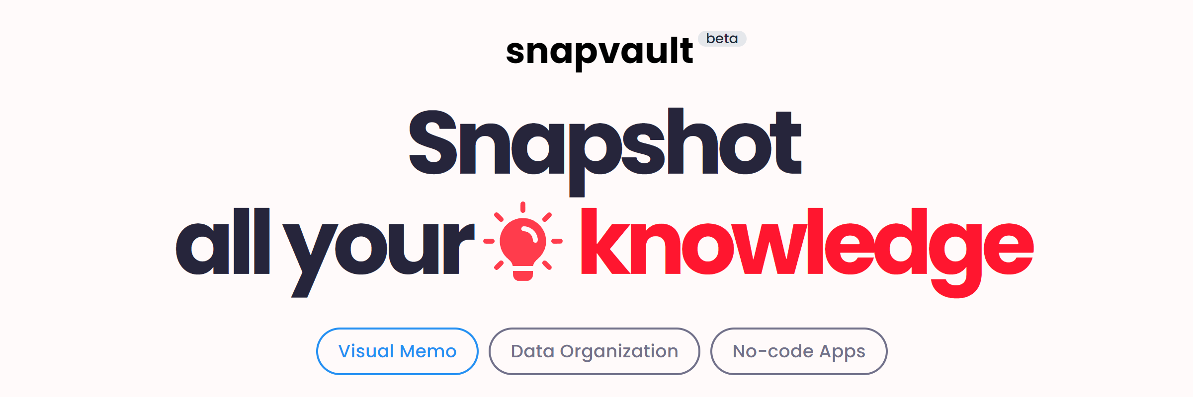 snapvault - The easiest way to build knowledge base with snapshots