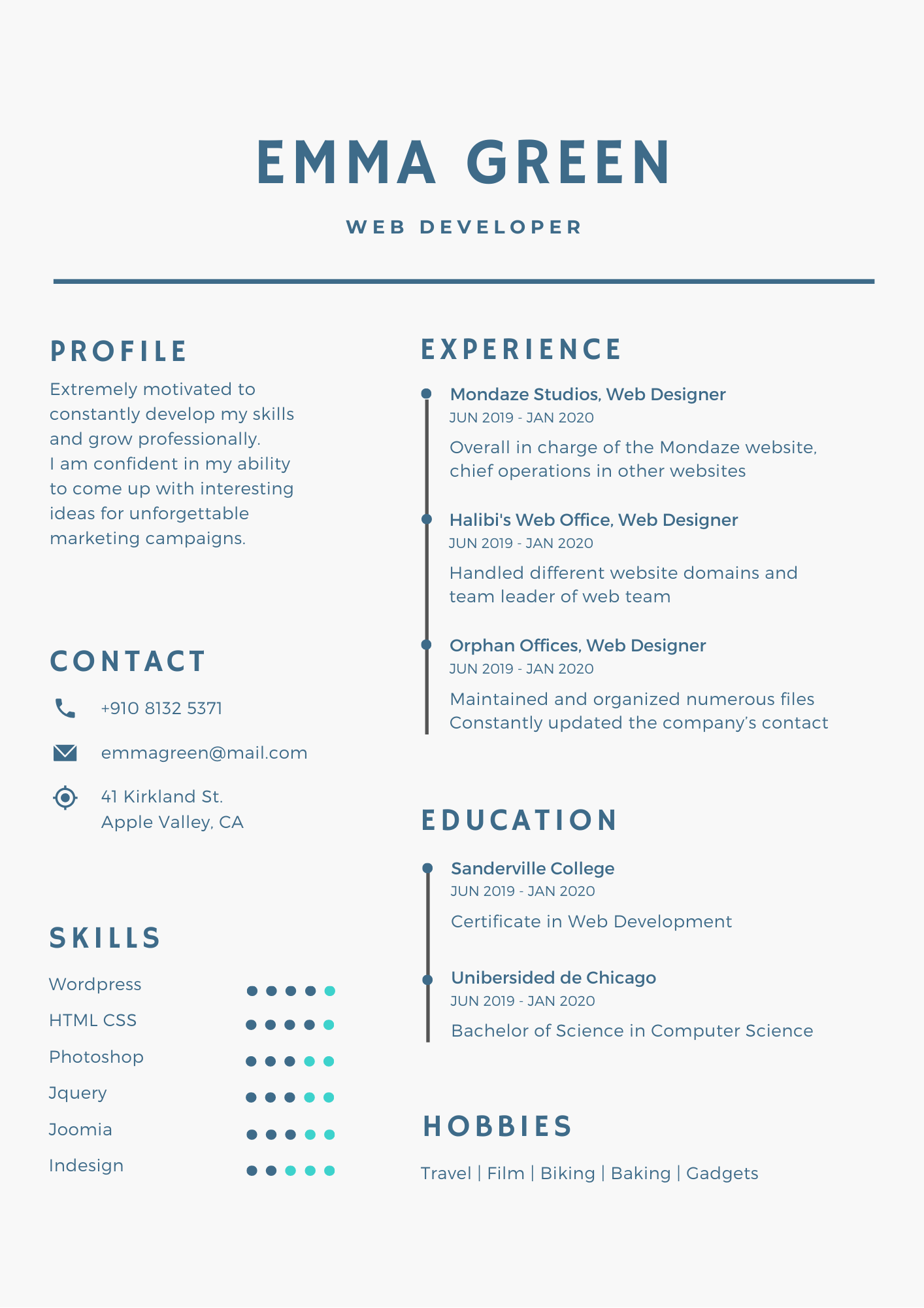 Resume Samples gallery image