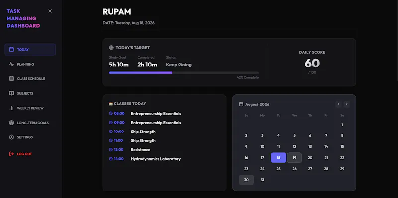 Study Tracker screenshot 2