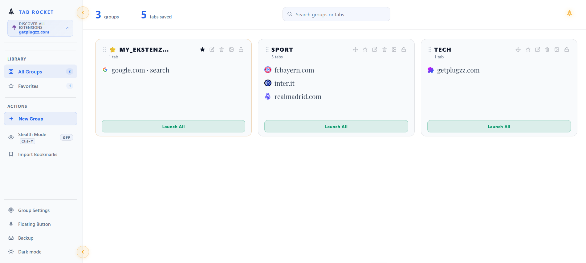 TabRocket gallery image