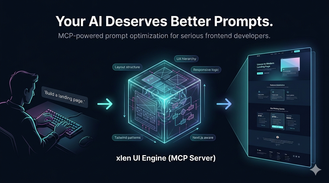 Xlen Prompt Engine MCP - Screenshot 3 showing product features and functionality