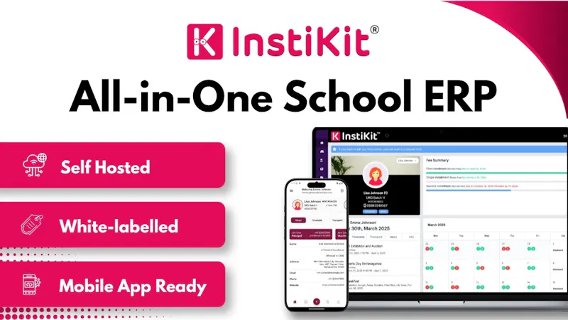 InstiKit School ERP screenshot 1 (video preview)