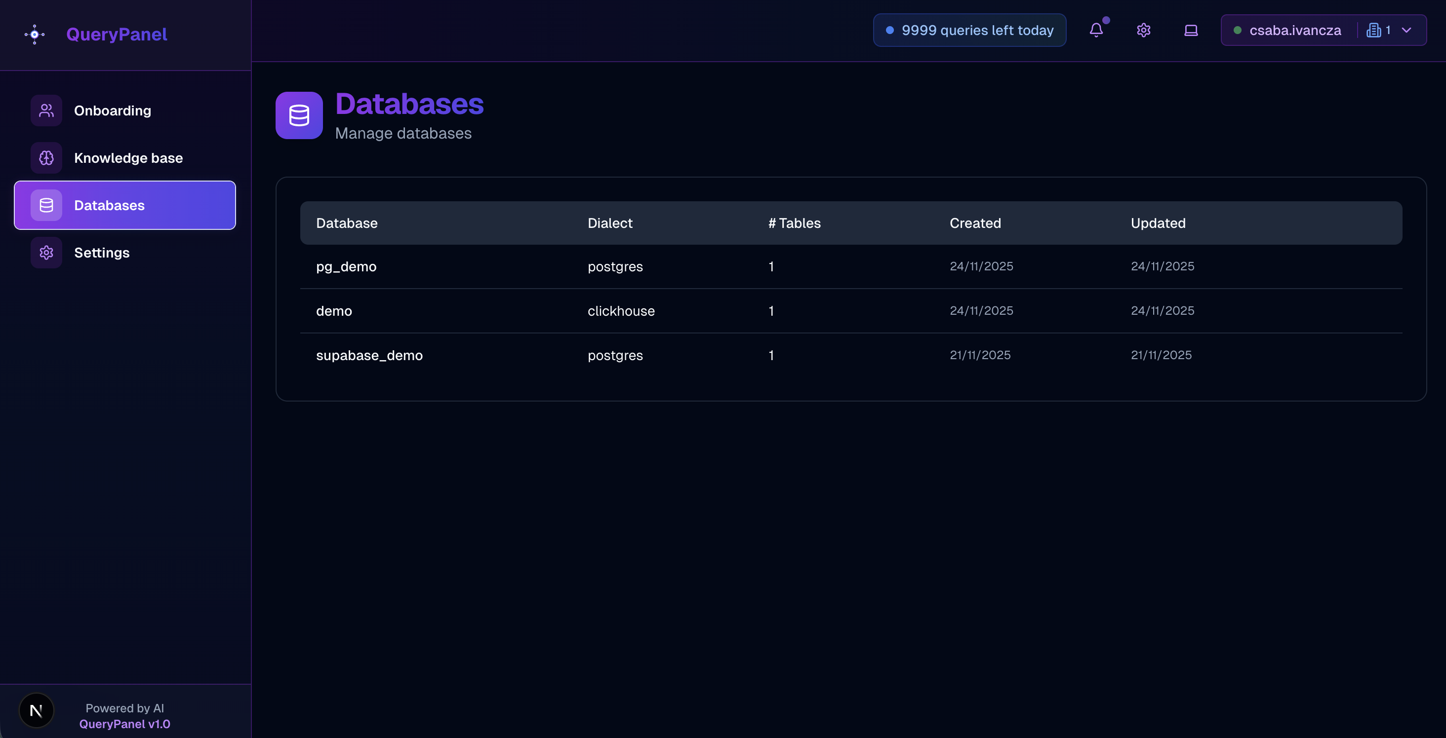 Querypanel: AI-Powered Visualizations gallery image