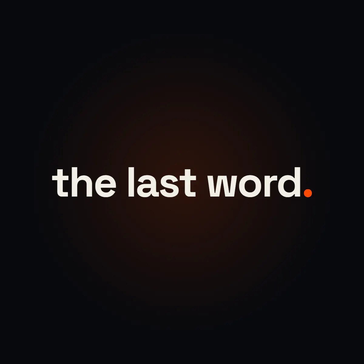 THE LAST WORD gallery image