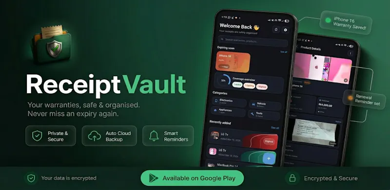 ReceiptVault: Warranty Tracker screenshot 2