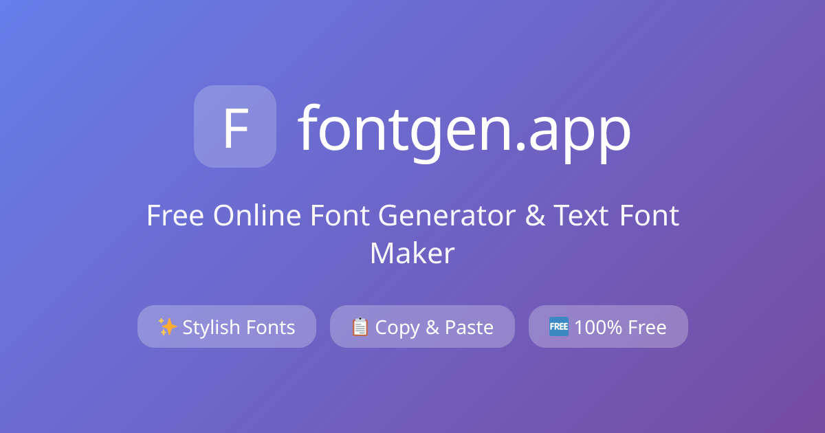 fontgen.app gallery image