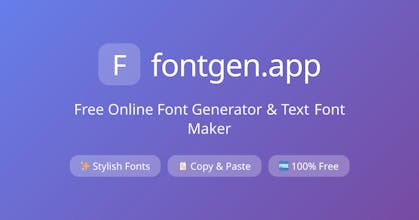 fontgen.app gallery image