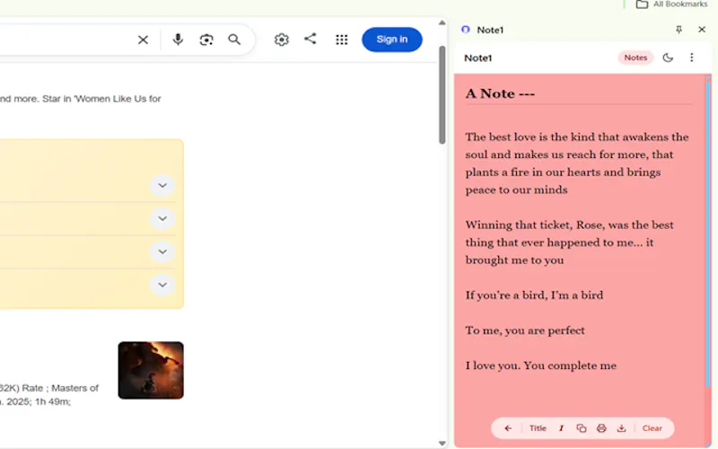 Note1 screenshot 2
