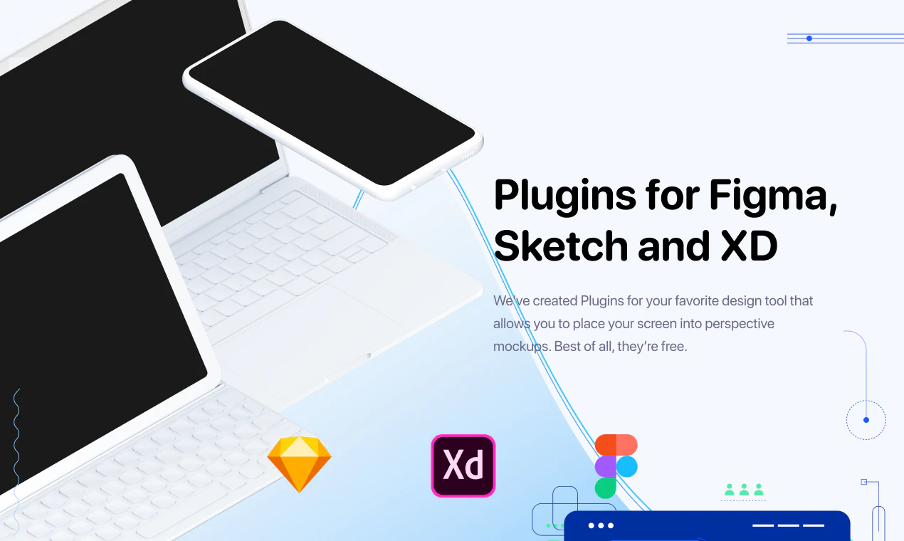Angle 3 Mockups 100 vector mockups for Figma, Sketch