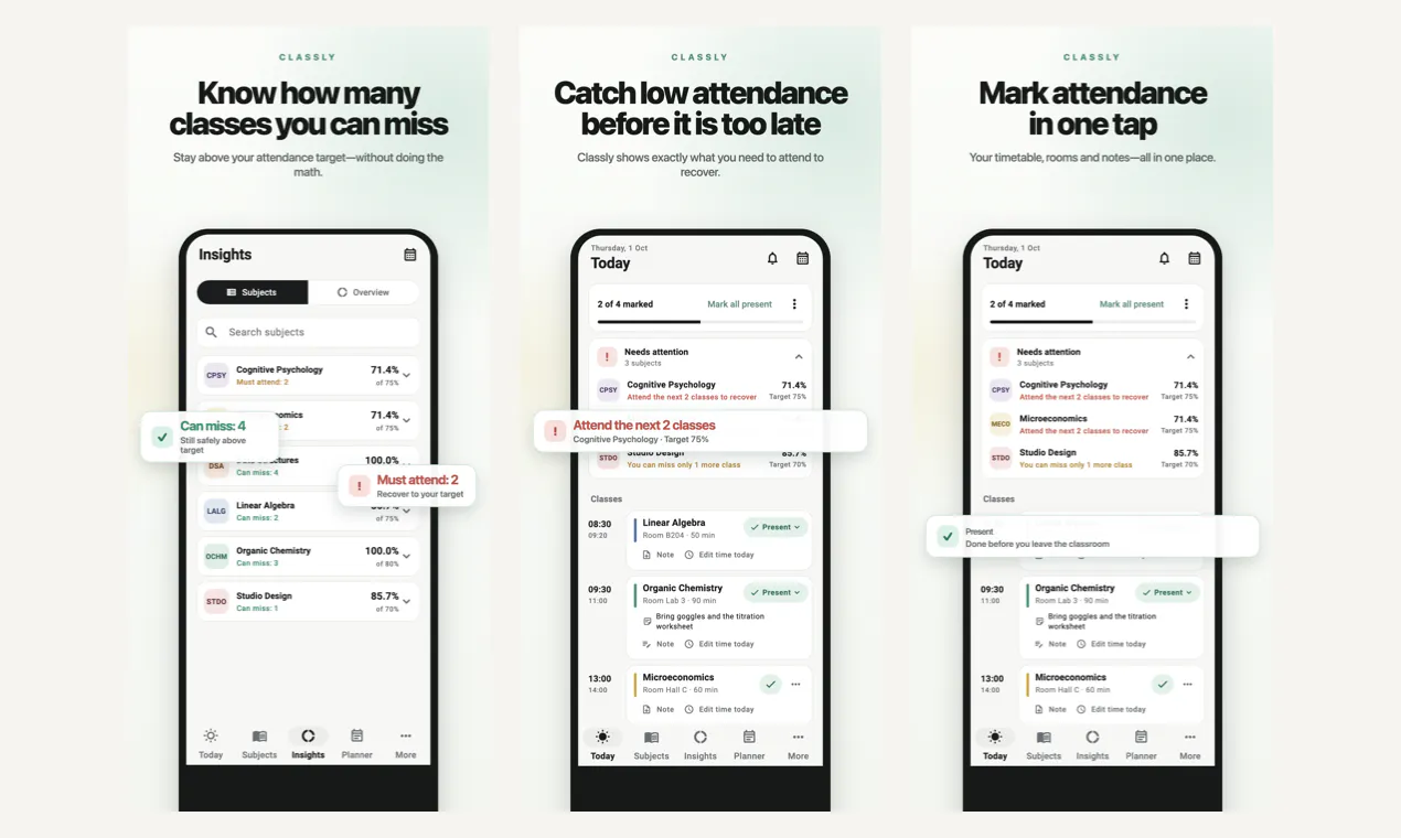 Classly: Attendance Tracker gallery image