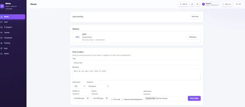 OnLocalAI screenshot 1