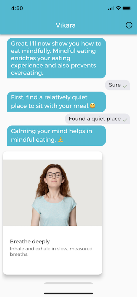 ตัวแทน - นักโภชนาการ Chatbot เพื่อช่วยให้คุณกินเพื่อสุขภาพ media 3