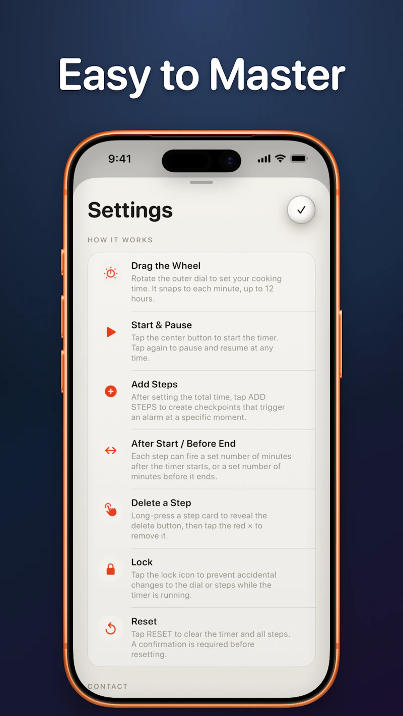 Cooking Timer & Recipe Clock screenshot 4