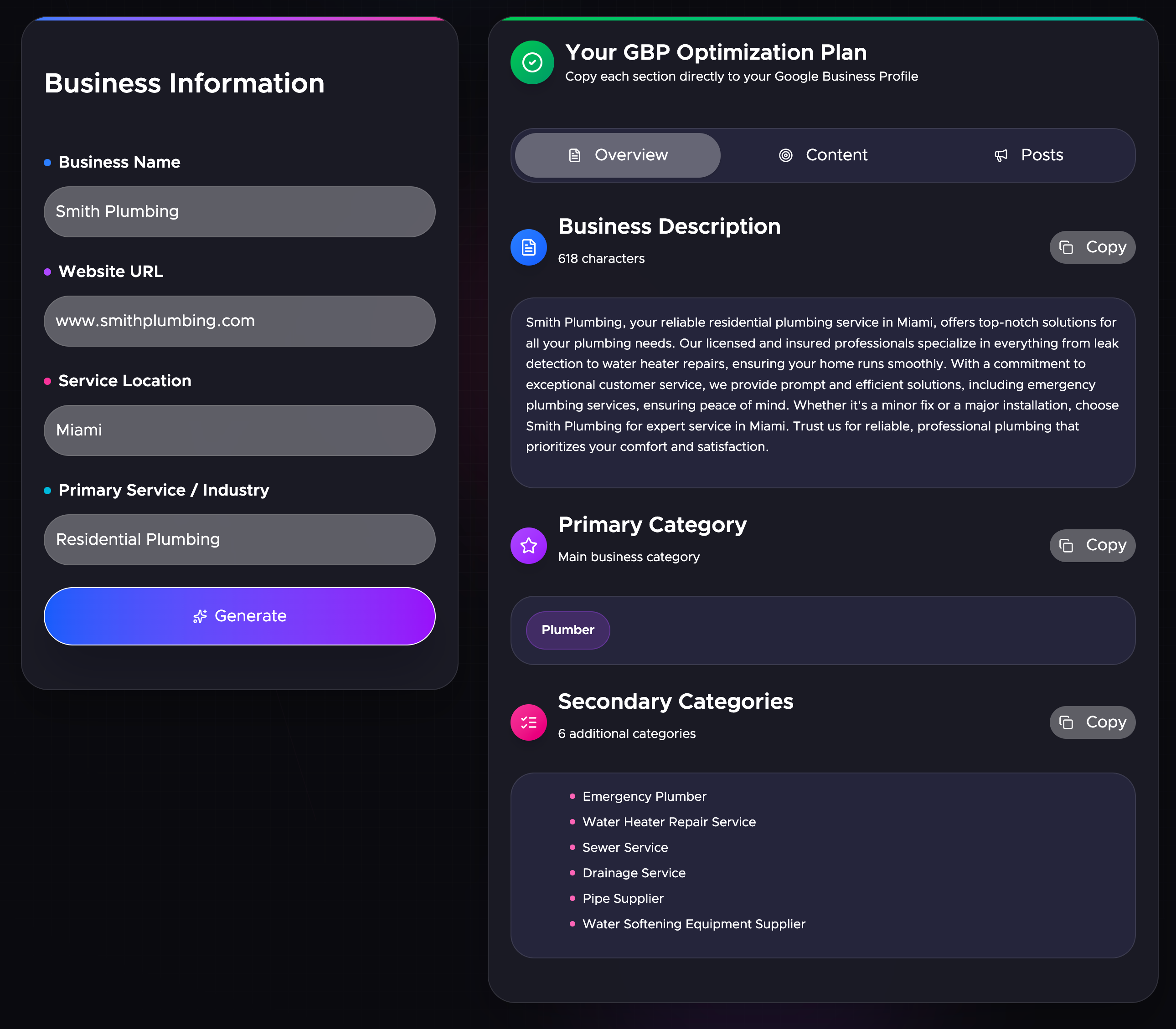 GBP Optimizer gallery image