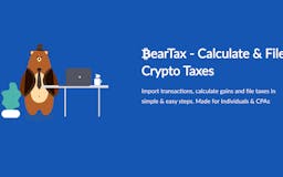 BearTax - Cryptocurrency Tax Software media 1