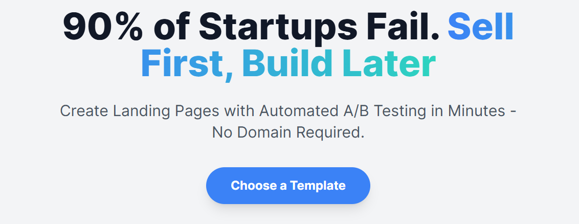 YourNextApp.Online - Erstellen Sie Zielseiten in Minuten und A/B -Test automatisch. Medien 1