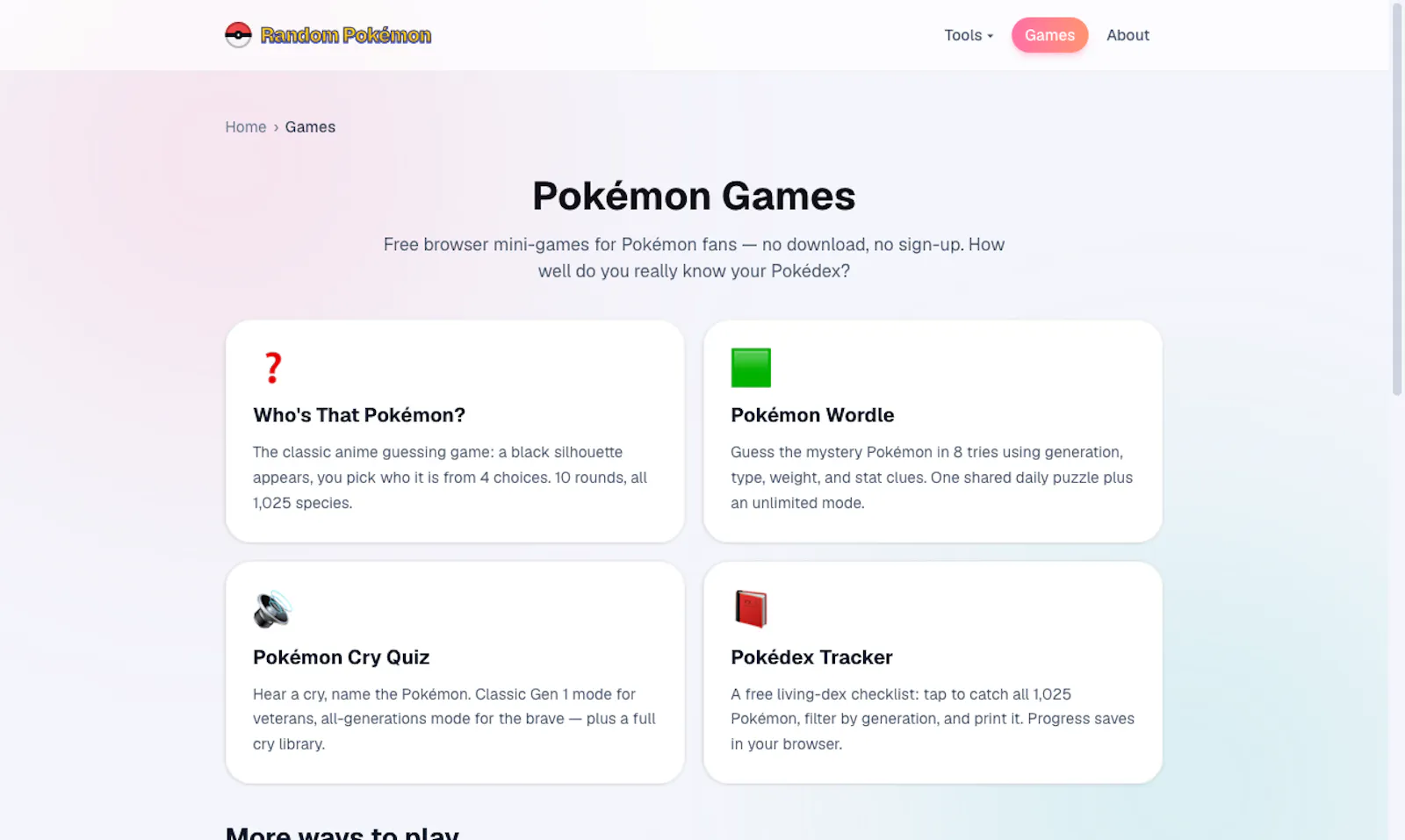Random Pokémon Generator screenshot 2