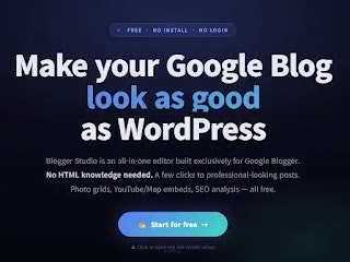 Blogger Studio