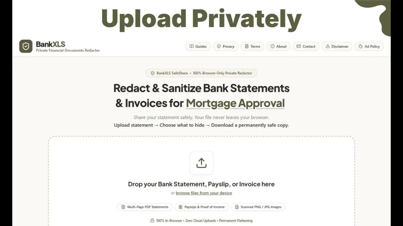 BankXLS SafeShare gallery image