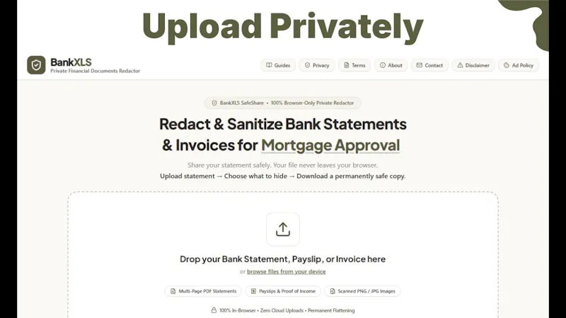 BankXLS SafeShare screenshot 1 (video preview)