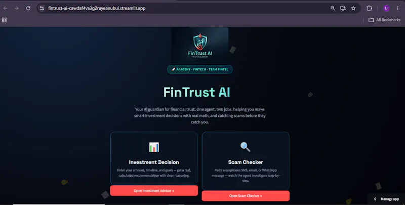 FinTrust AI screenshot 1