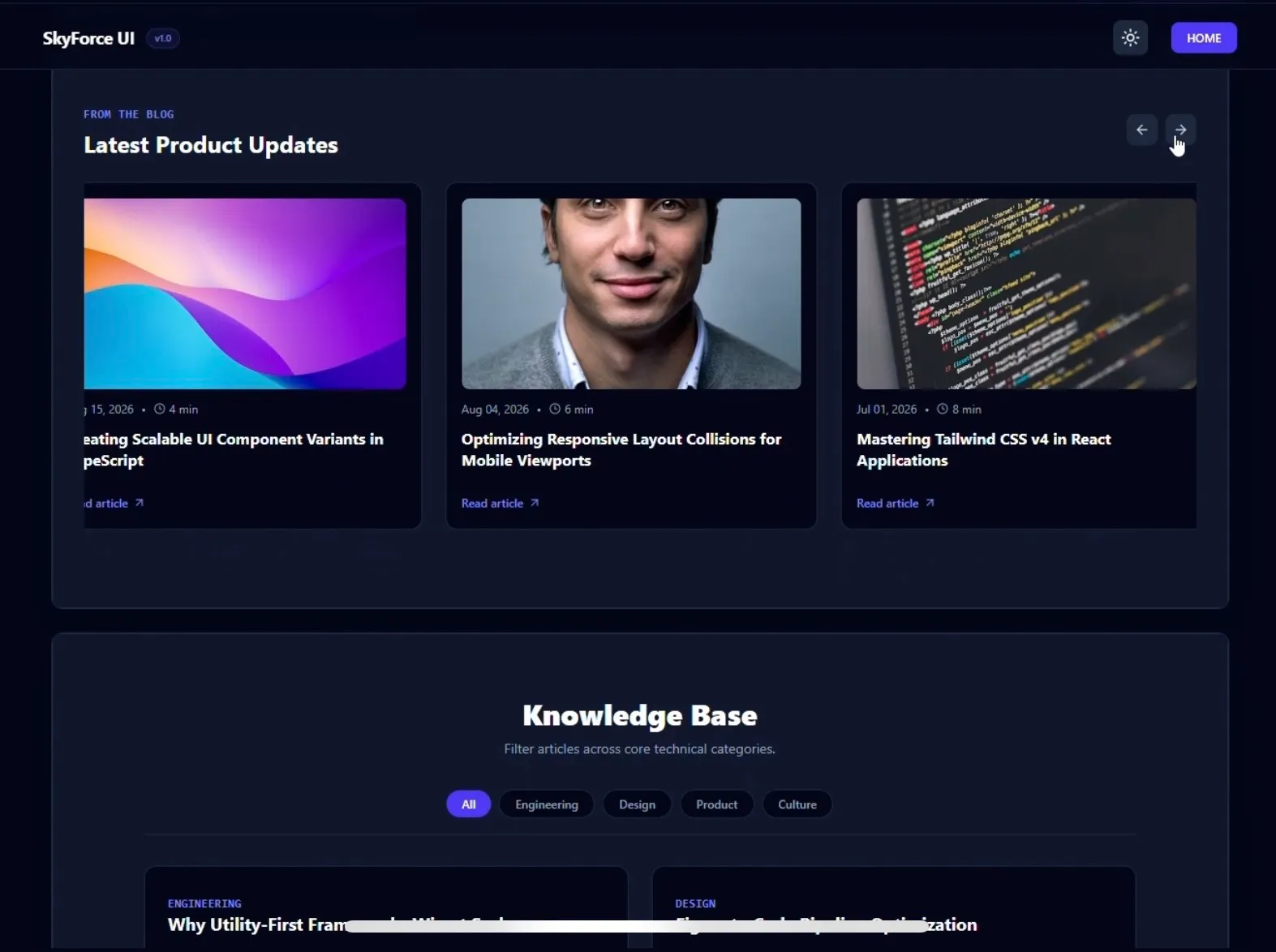 SkyForce UI gallery image