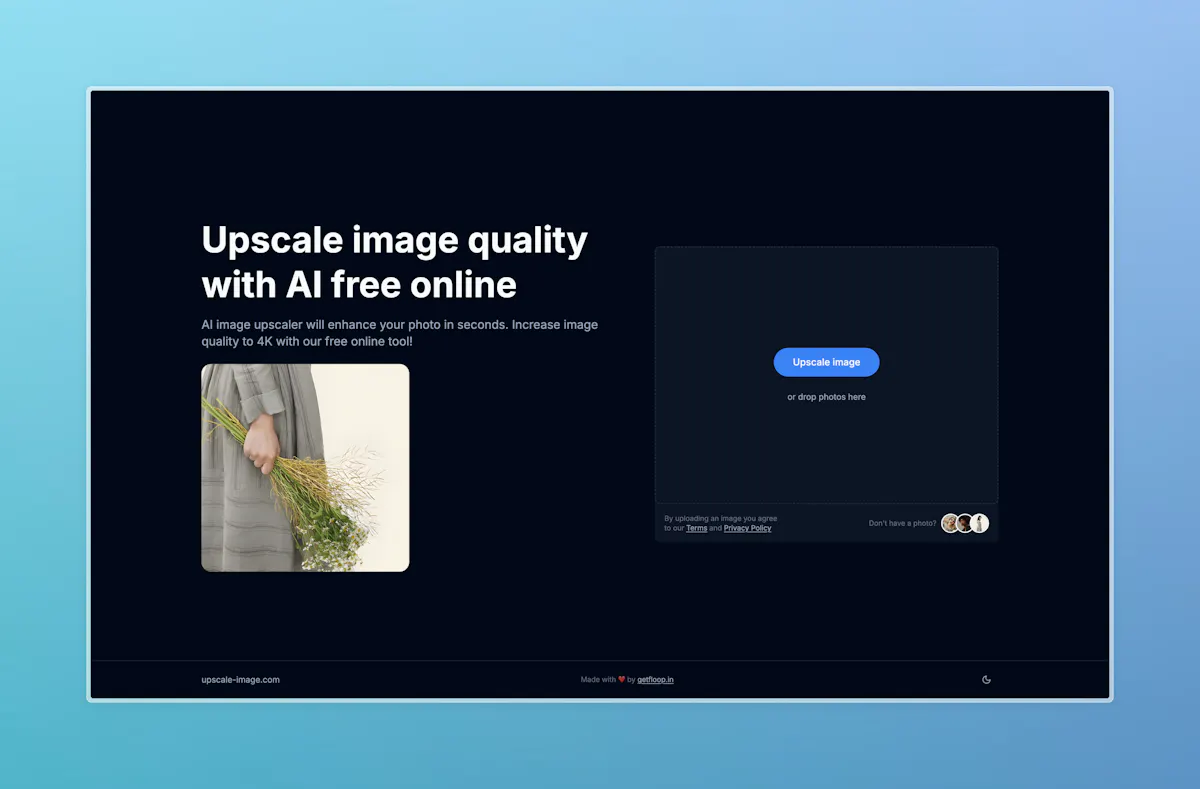 4K AI Upscaler - Free AI image tool