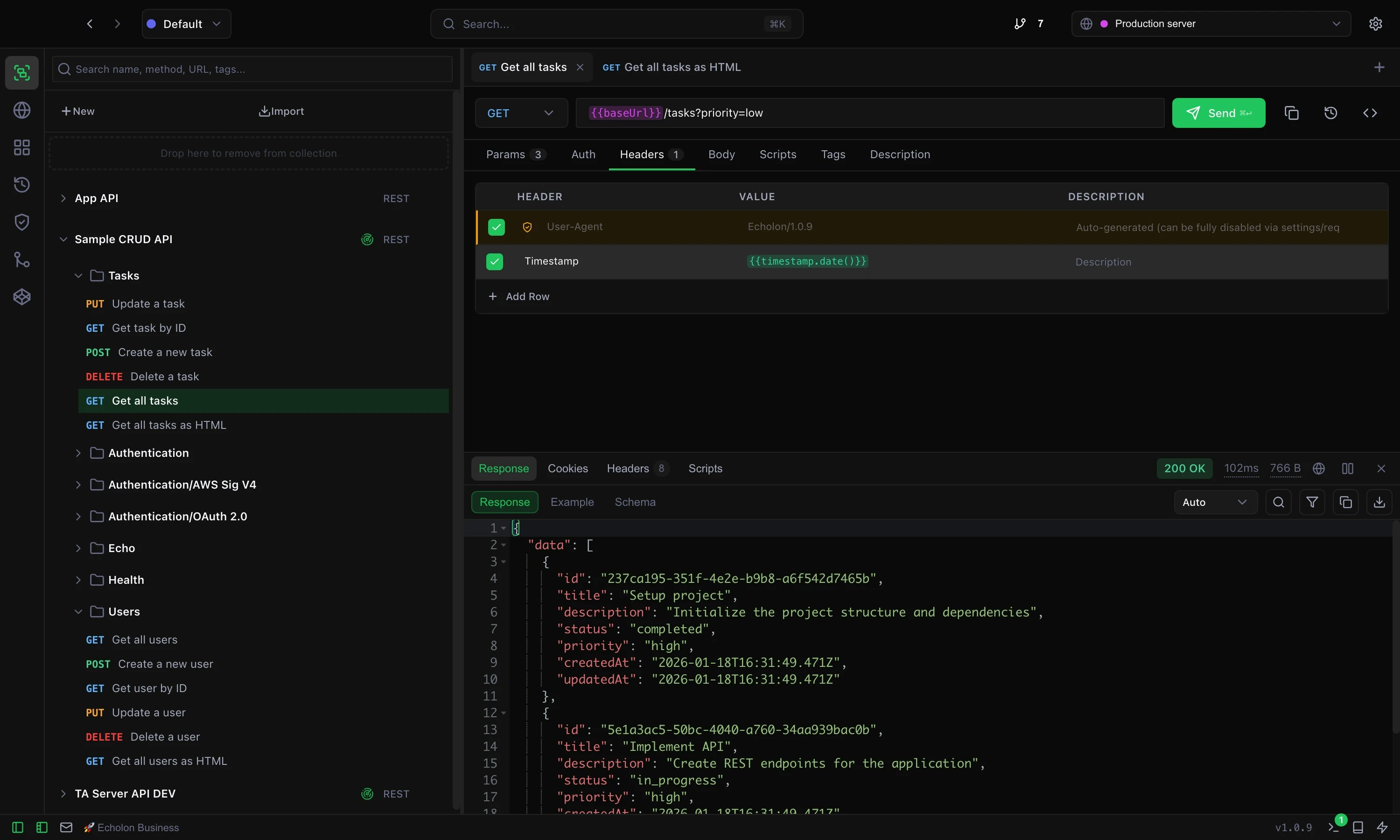 Echolon - Screenshot 5 showing product features and functionality