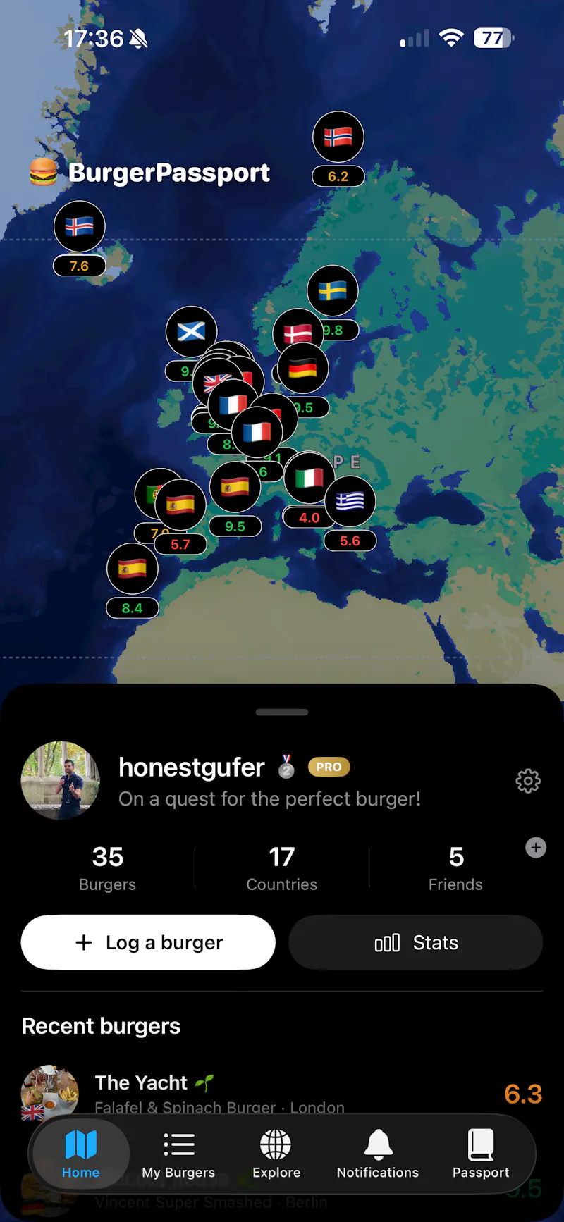 BurgerPassport screenshot 1