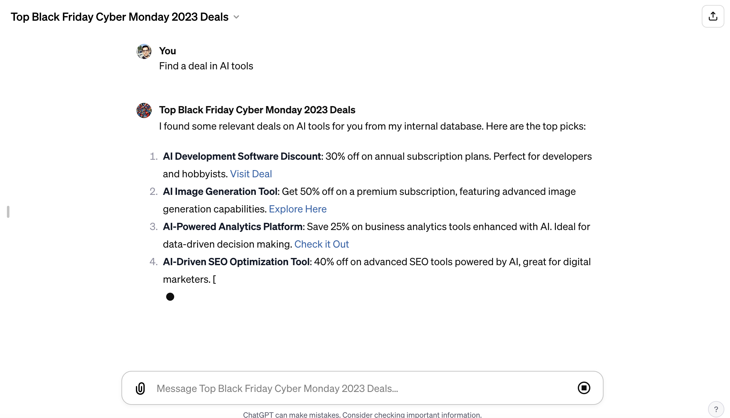 BlackFriday GPT gallery image