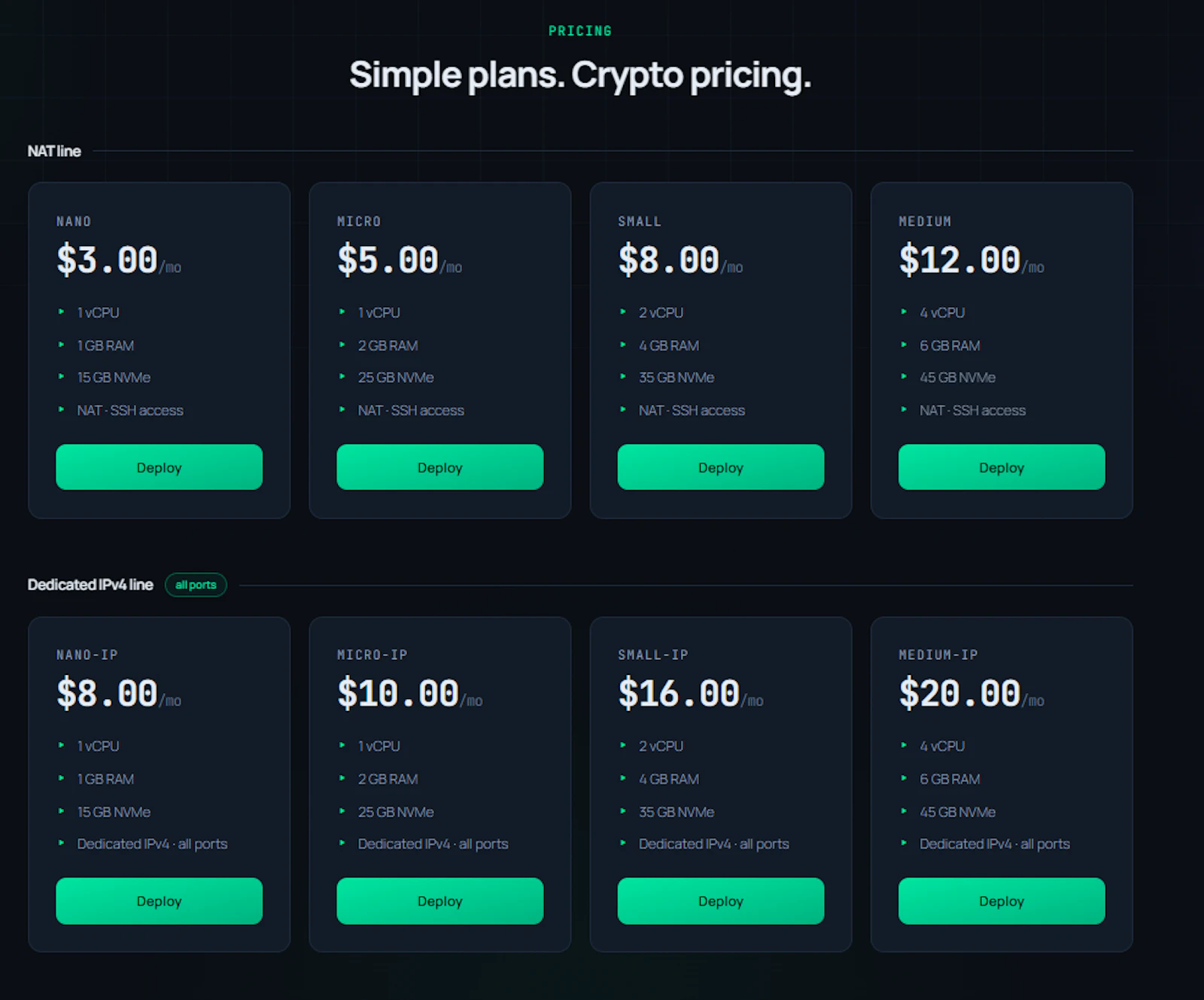 EQVPS screenshot 2