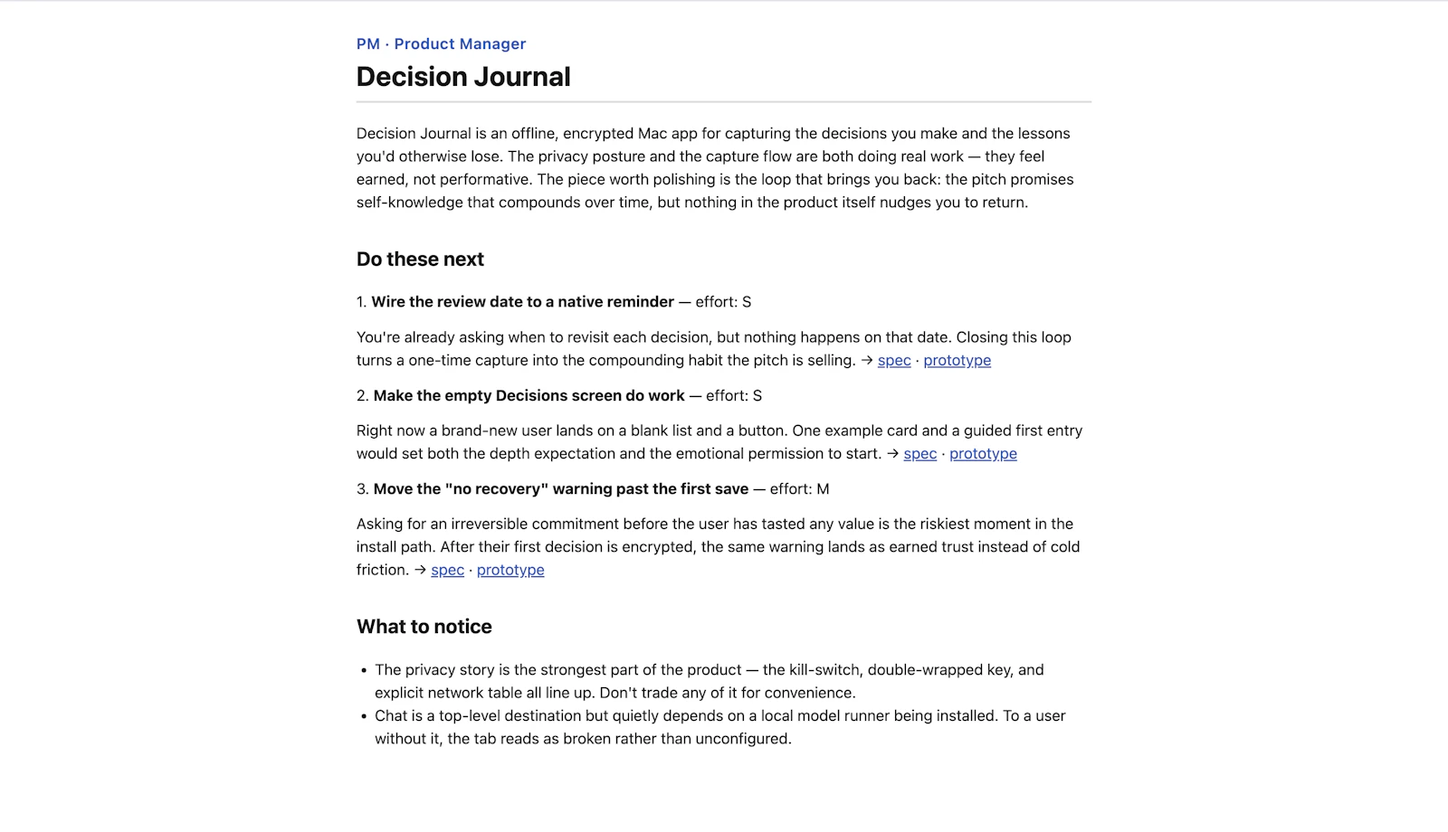 `pm init` screenshot 3