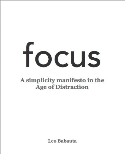 Focus a simplicity manifesto in the age of distraction gallery image
