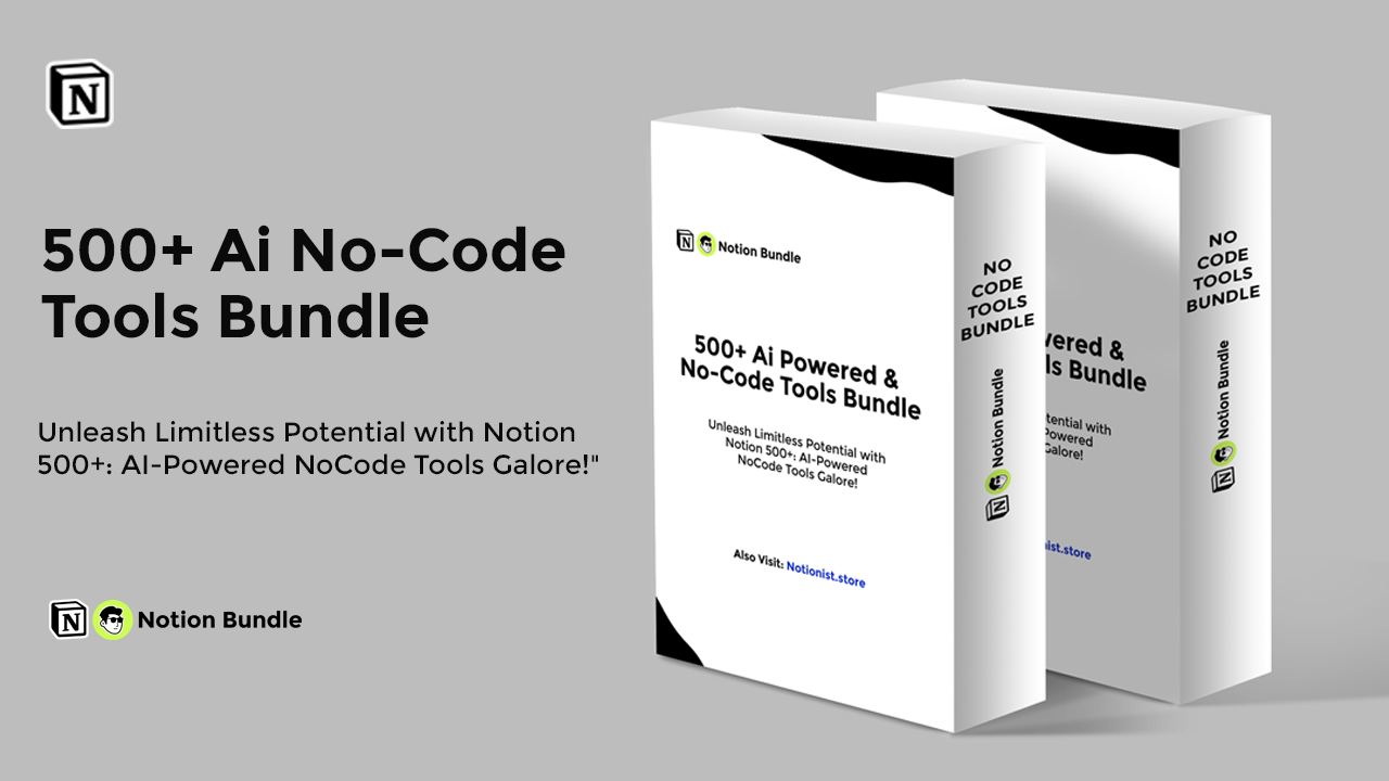 Media 500 AI Powered & No-Code Tools Bundle 1