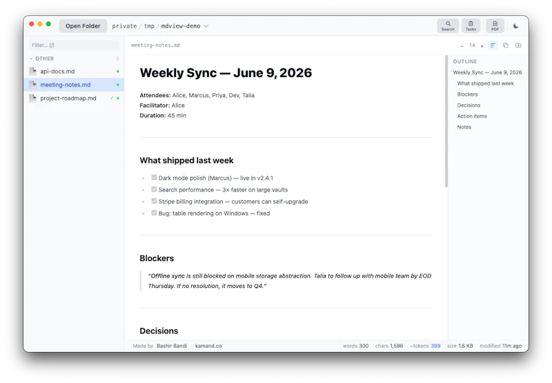 MD View screenshot 5