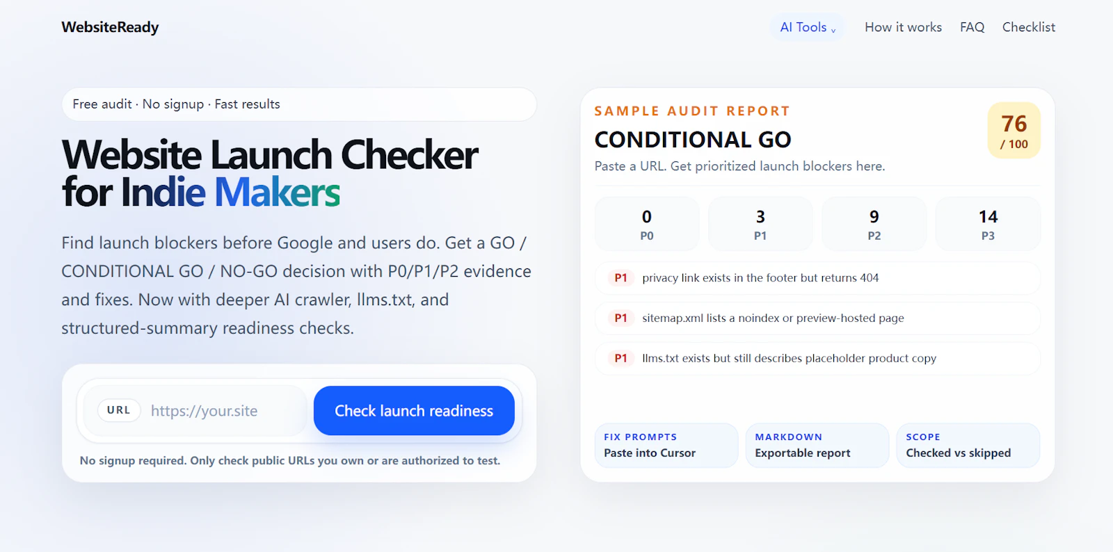 WebsiteReady screenshot 2