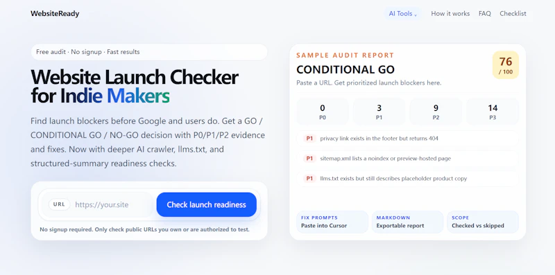 WebsiteReady screenshot 2