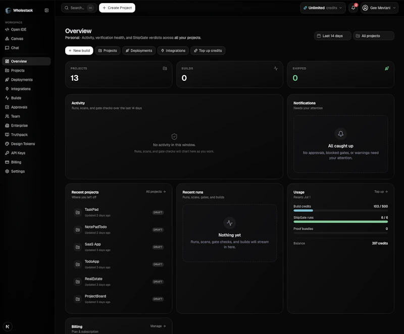 Wholestack screenshot 4