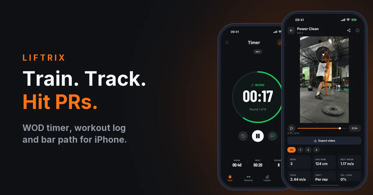 Liftrix: Bar Path & Video Timer gallery image