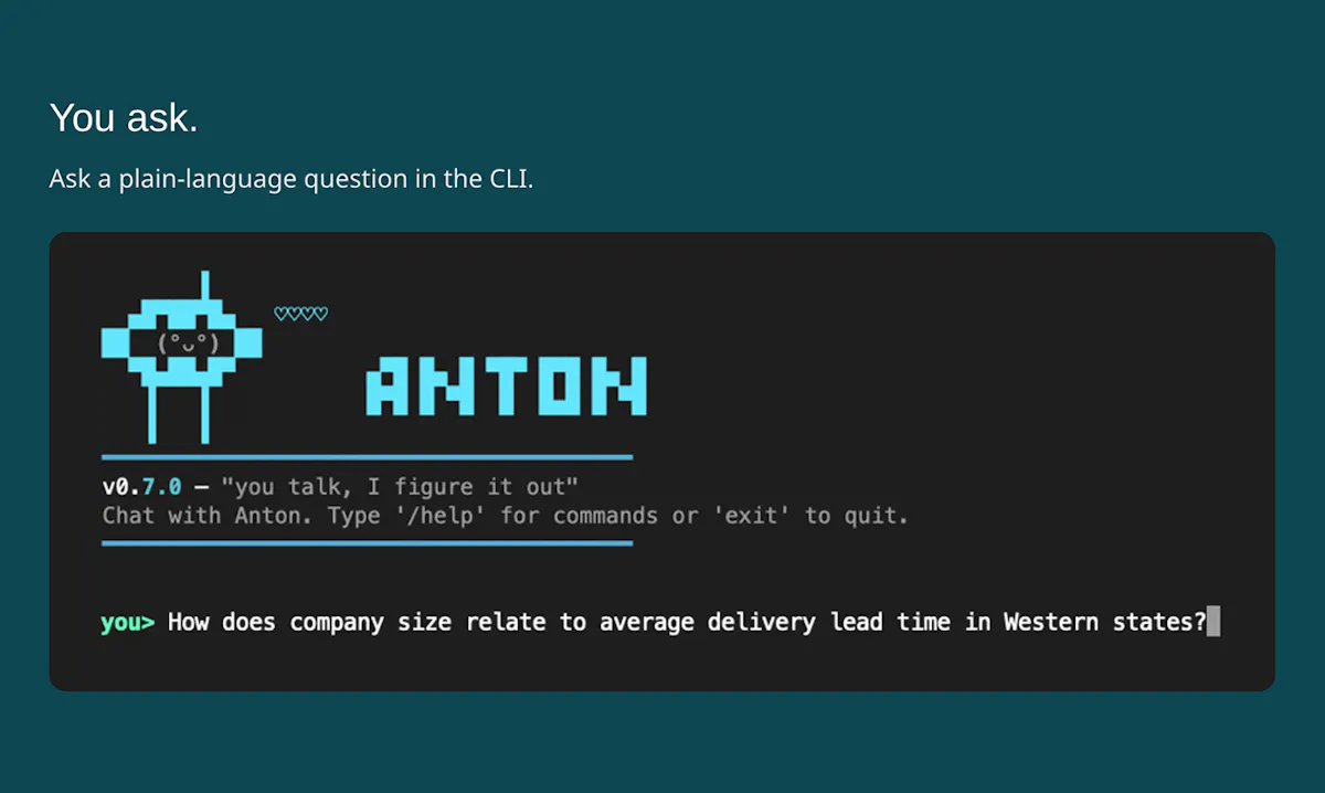 MindsDB Anton