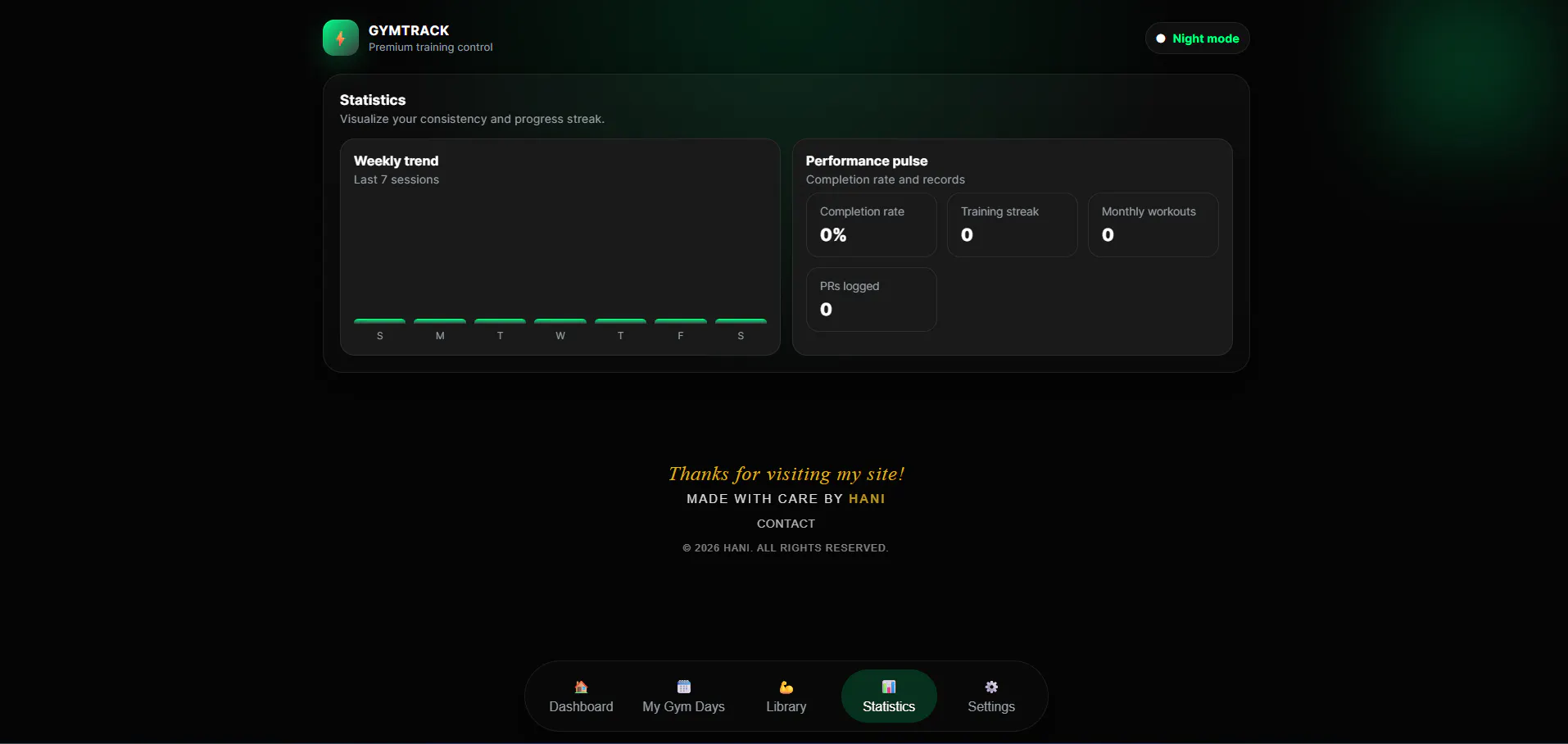 GymTrack — Premium Fitness Planner gallery image