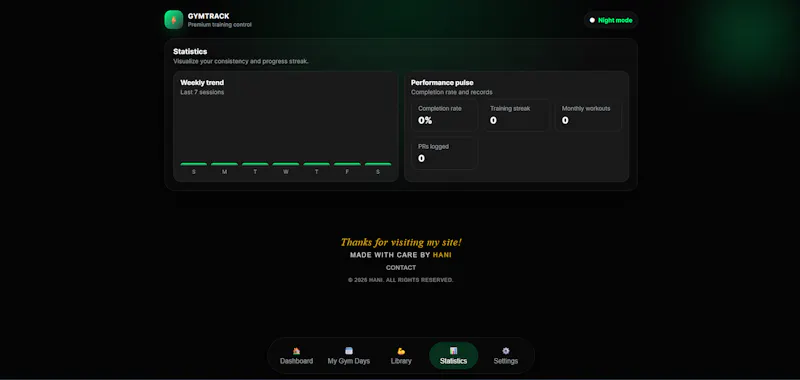 GymTrack — Premium Fitness Planner screenshot 6