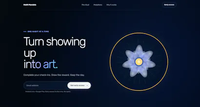 Habit Mandala Website gallery image