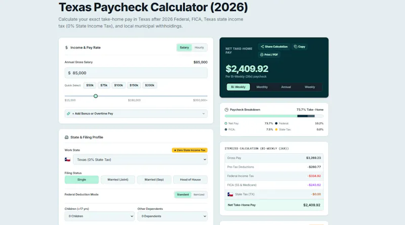 PaycheckCalc screenshot 3