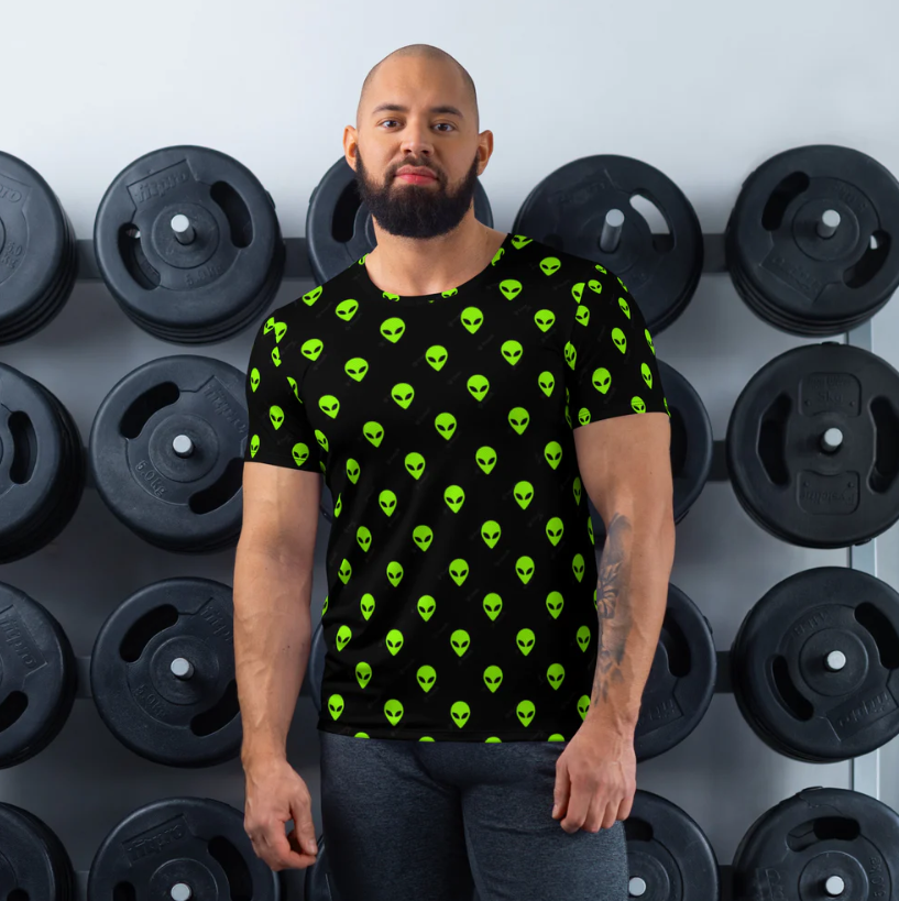 Men's Athletic T-shirt | "Alien"