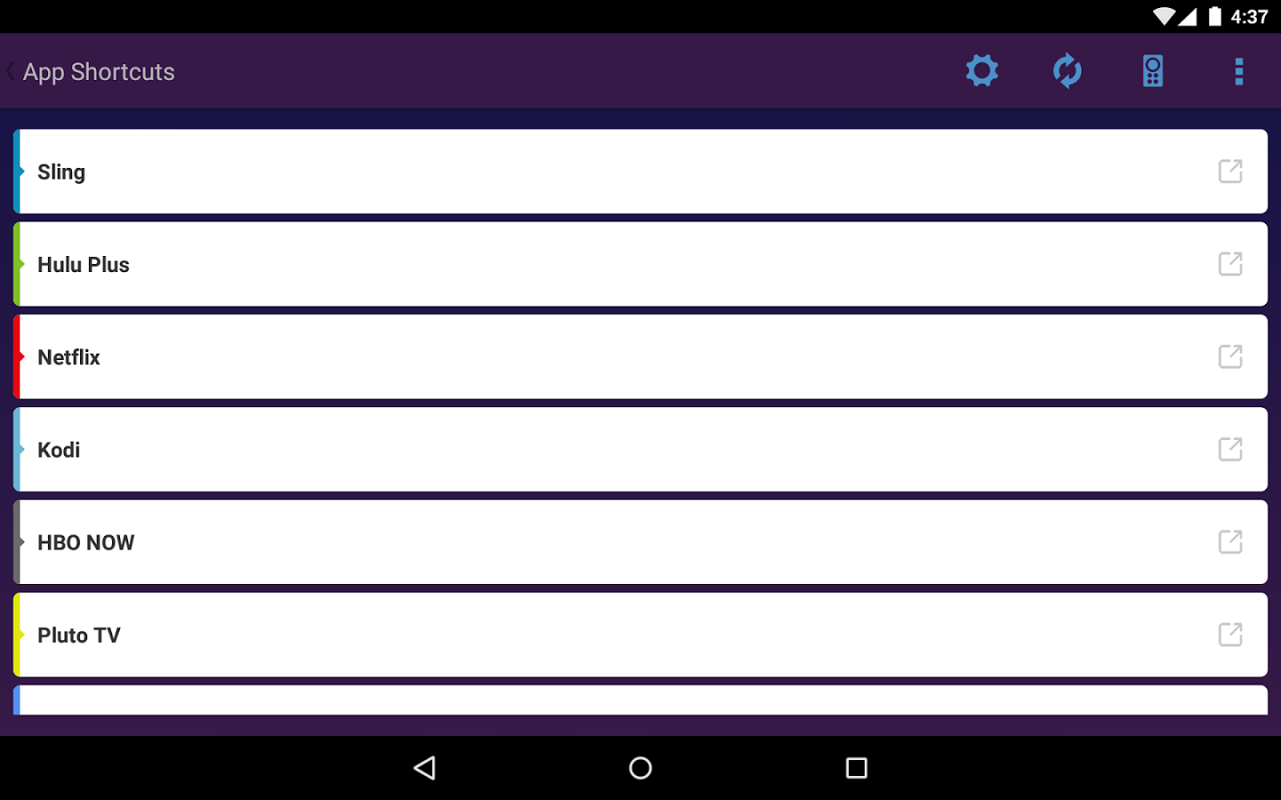 App Shortcuts gallery image